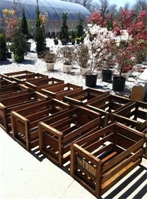 Spring At Green Gallery : Industrial Crates make for great storage, planters and displays Spring At Green Gallery