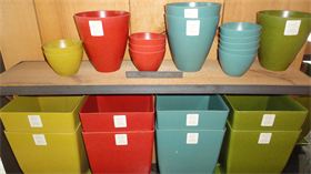 Eco Planters : Eco Planters in several colors and sizes Eco Planters