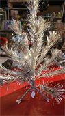 SILVER TINSEL TREE